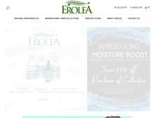 Tablet Screenshot of erolea.com